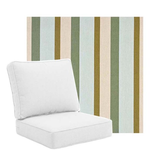 Picture of Gateway Aloe | Universal Deep Seating Outdoor Cushions SIZE A