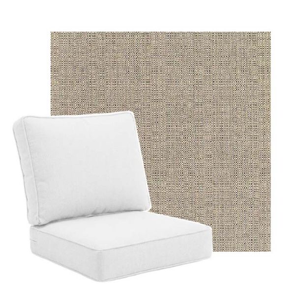 Picture of Linen Stone | Universal Deep Seating Outdoor Cushions SIZE A