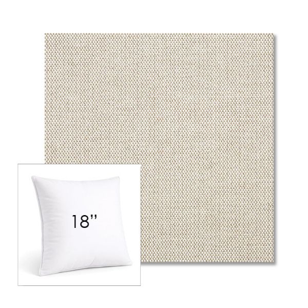 Picture of Blend Linen | 18" Square Sunbrella® Outdoor Pillow