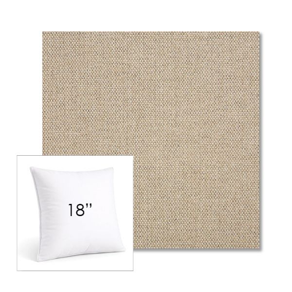 Picture of Blend Sand | 18" Square Sunbrella® Outdoor Pillow
