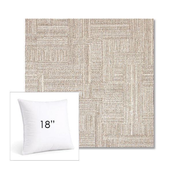 Picture of Boro Walnut | 18" Square Sunbrella® Outdoor Pillow