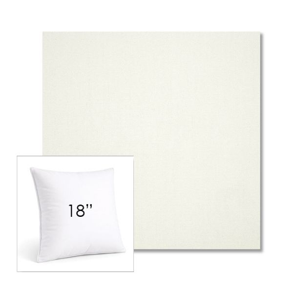 Picture of Canvas White | 18" Square Sunbrella® Outdoor Pillow
