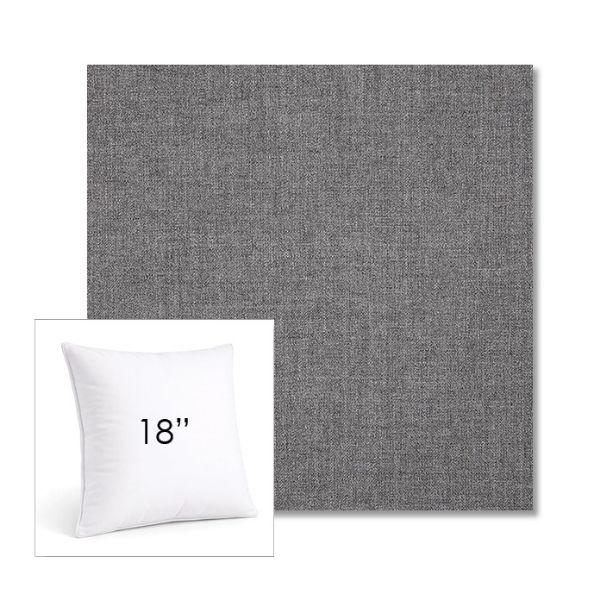 Picture of Cast Slate | 18" Square Sunbrella® Outdoor Pillow