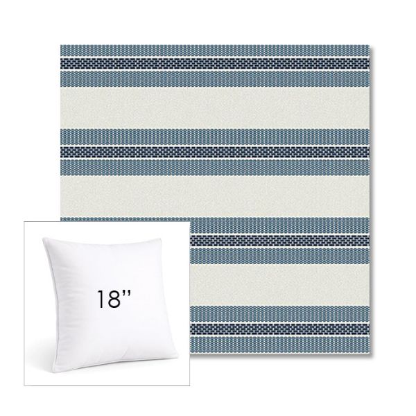 Picture of Excel Denim | 18" Square Sunbrella® Outdoor Pillow