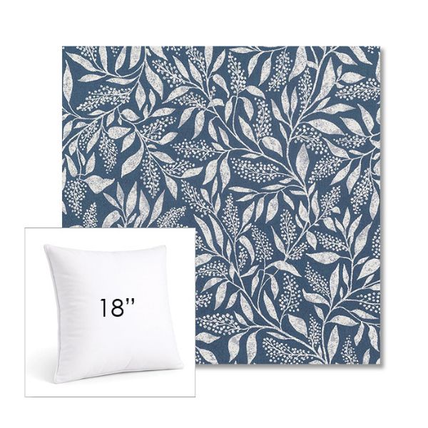 Picture of Exquisite Indigo | 18" Square Sunbrella® Outdoor Pillow