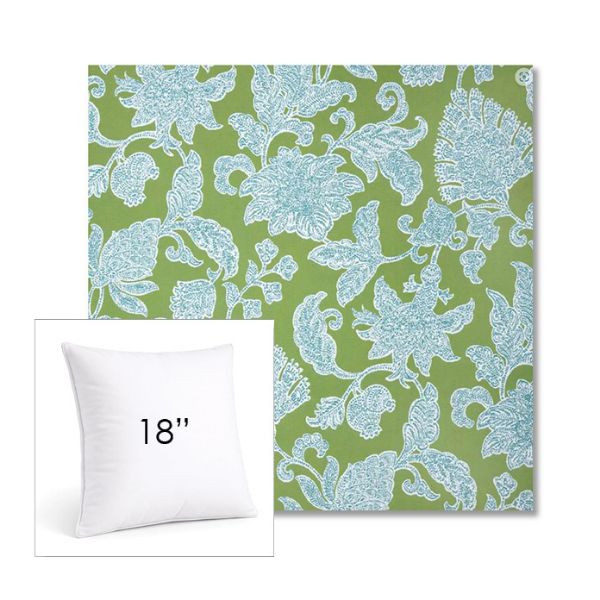 Picture of Floral Song Spring | 18" Square Sunbrella® Outdoor Pillow