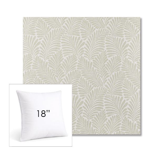 Picture of Frond Spring | 18" Square Sunbrella® Outdoor Pillow