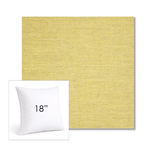 Picture of Idol Canary | 18" Square Sunbrella® Outdoor Pillow