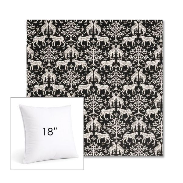 Picture of Jaipur Frame Onyx | 18" Square Sunbrella® Outdoor Pillow
