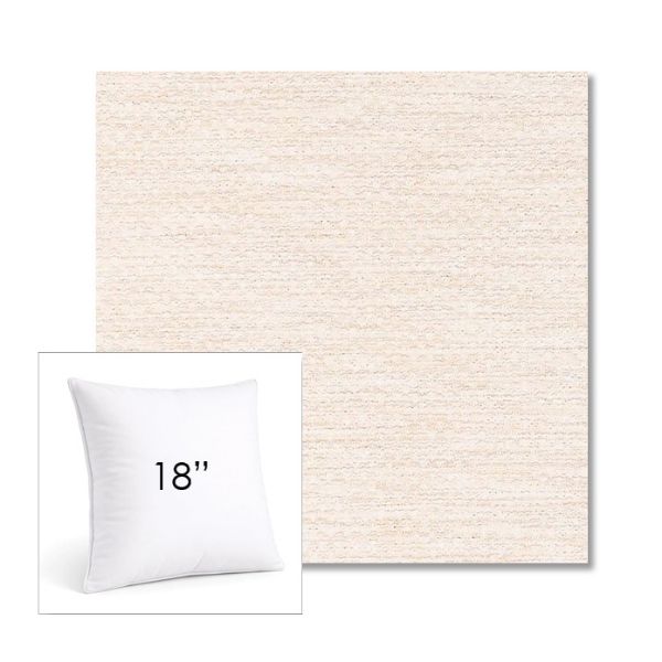 Picture of Litchfield Eggshell | 18" Square Sunbrella® Outdoor Pillow