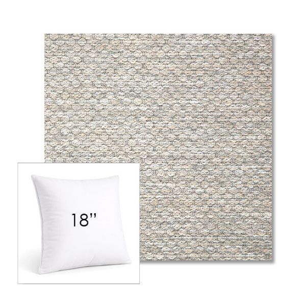 Picture of Litchfield Fog | 18" Square Sunbrella® Outdoor Pillow