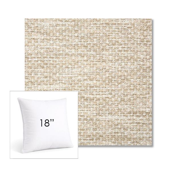 Picture of Litchfield Sand | 18" Square Sunbrella® Outdoor Pillow