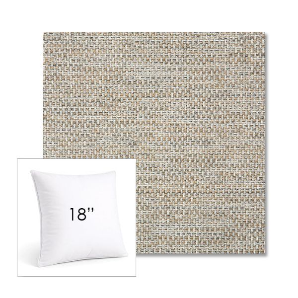 Picture of Mainstreet Dove | 18" Square Sunbrella® Outdoor Pillow