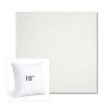 Picture of Pique Salt | 18" Square Sunbrella® Outdoor Pillow