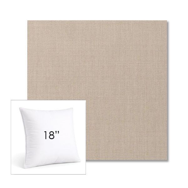 Picture of Play Oat | 18" Square Sunbrella® Outdoor Pillow