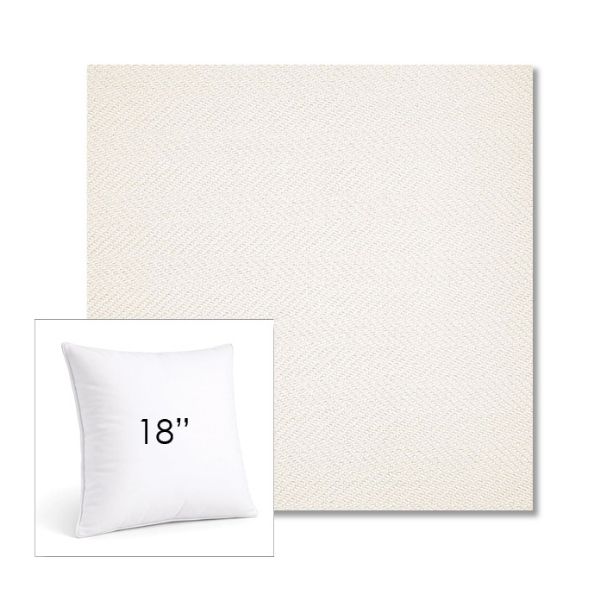 Picture of Posh Snow | 18" Square Sunbrella® Outdoor Pillow