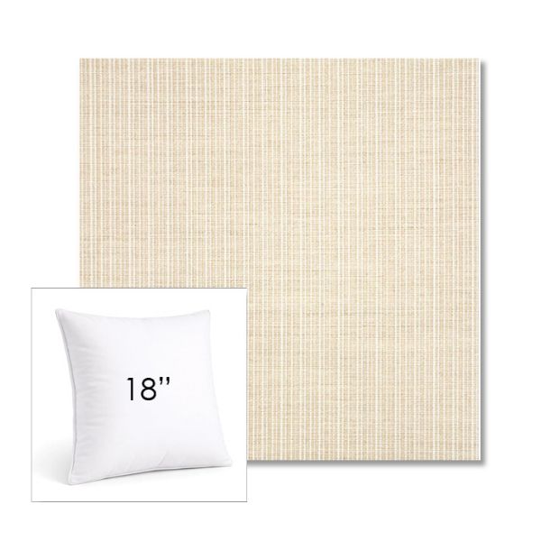 Picture of Proven Flax | 18" Square Sunbrella® Outdoor Pillow