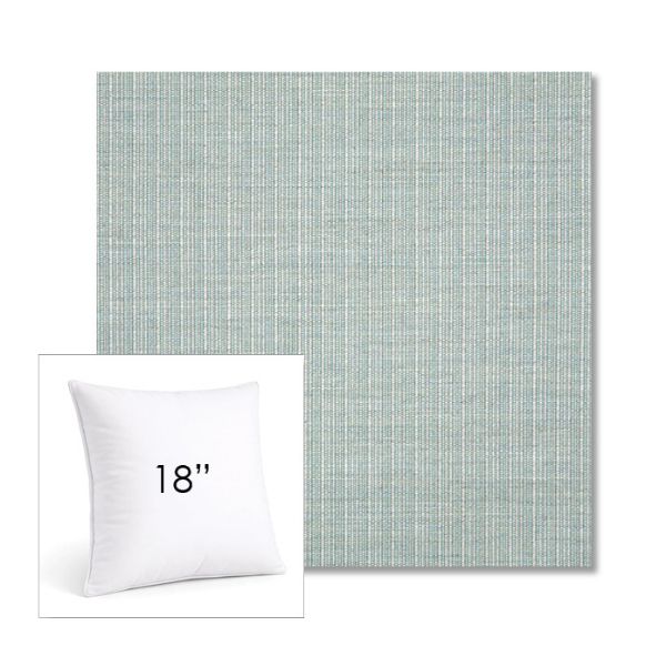 Picture of Proven Seaglass | 18" Square Sunbrella® Outdoor Pillow