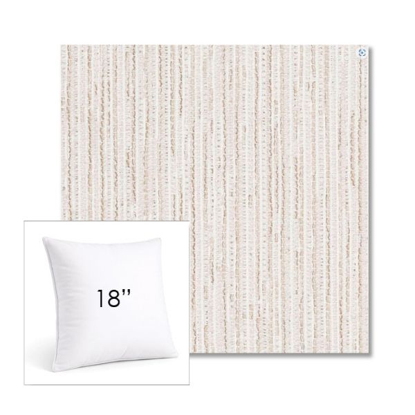 Picture of Tectonic Parchment | 18" Square Sunbrella® Outdoor Pillow