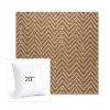 Picture of Argo Toffee | 20" Square Sunbrella® Outdoor Pillow