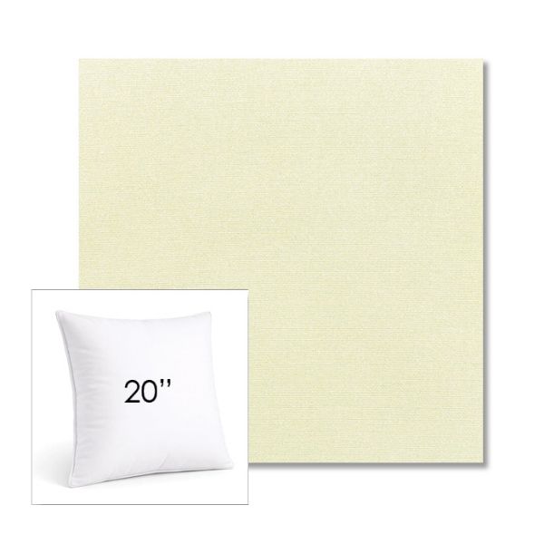 Picture of Canvas Natural | 20" Square Sunbrella® Outdoor Pillow