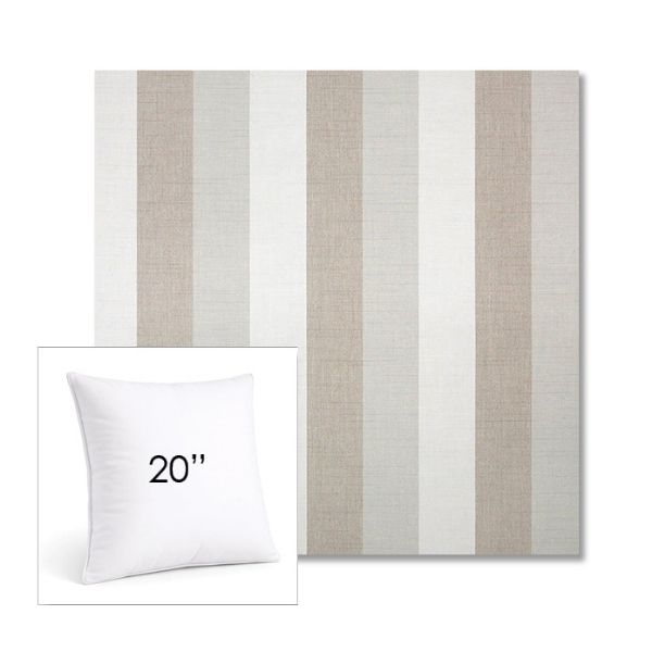 Picture of Direction Linen | 20" Square Sunbrella® Outdoor Pillow