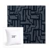 Picture of Escher Indigo | 20" Square Sunbrella® Outdoor Pillow