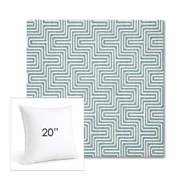 Picture of Figure Twilight | 20" Square Sunbrella® Outdoor Pillow