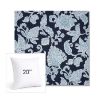 Picture of Floral Song Navy | 20" Square Sunbrella® Outdoor Pillow