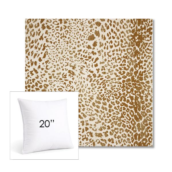 Picture of Instinct Toffee | 20" Square Sunbrella® Outdoor Pillow