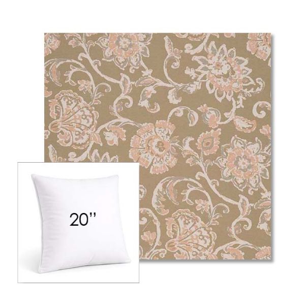 Picture of Martha Floral Spring | 20" Square Sunbrella® Outdoor Pillow