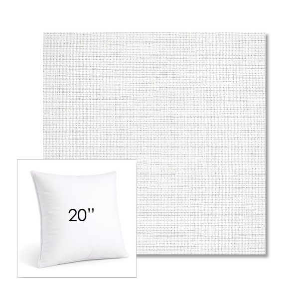Picture of Piazza White | 20" Square Sunbrella® Outdoor Pillow