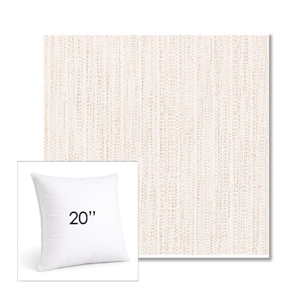 Picture of Poros Eggshell | 20" Square Sunbrella® Outdoor Pillow