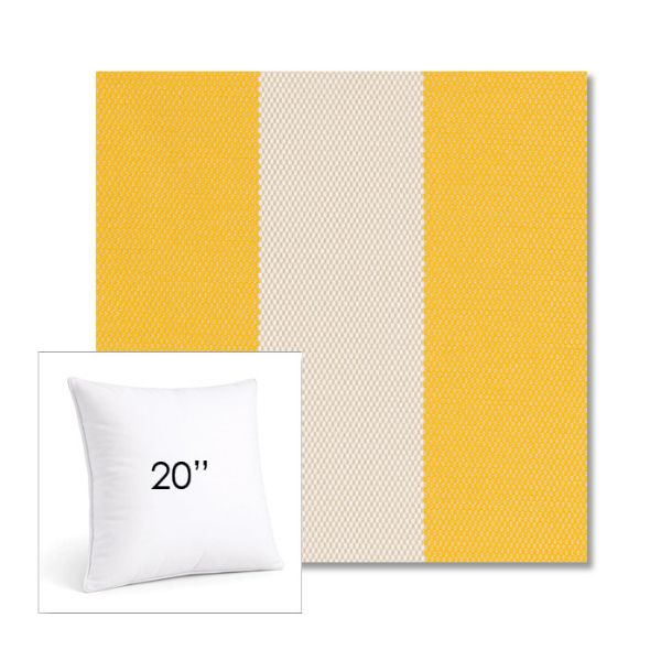 Picture of Rothko Lemonade | 20" Square Sunbrella® Outdoor Pillow