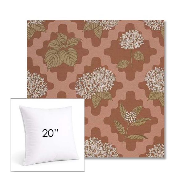 Picture of Trellis Primrose | 20" Square Sunbrella® Outdoor Pillow