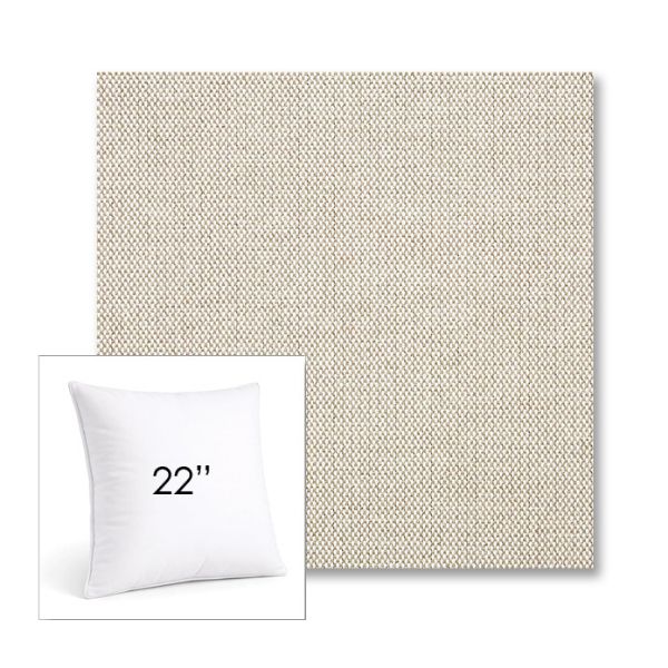 Picture of Blend Linen | 22" Square Sunbrella® Outdoor Pillow