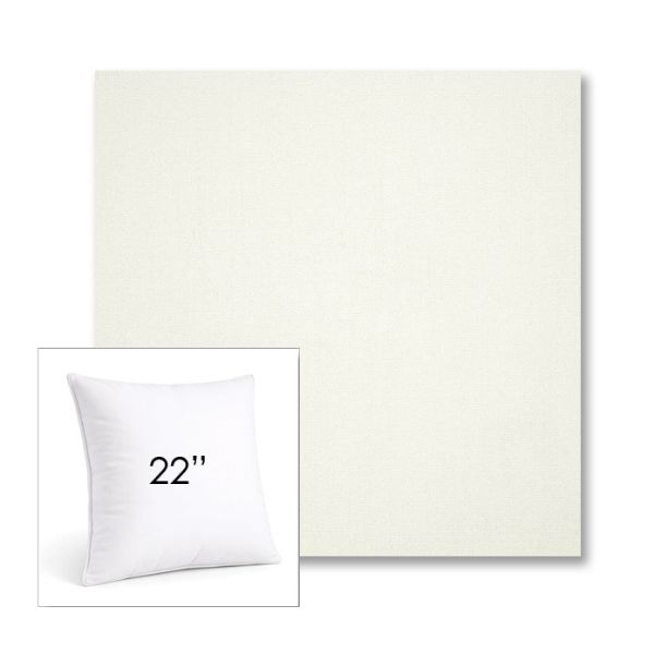 Picture of Canvas White | 22" Square Sunbrella® Outdoor Pillow