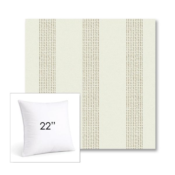 Picture of Caper Linen | 22" Square Sunbrella® Outdoor Pillow