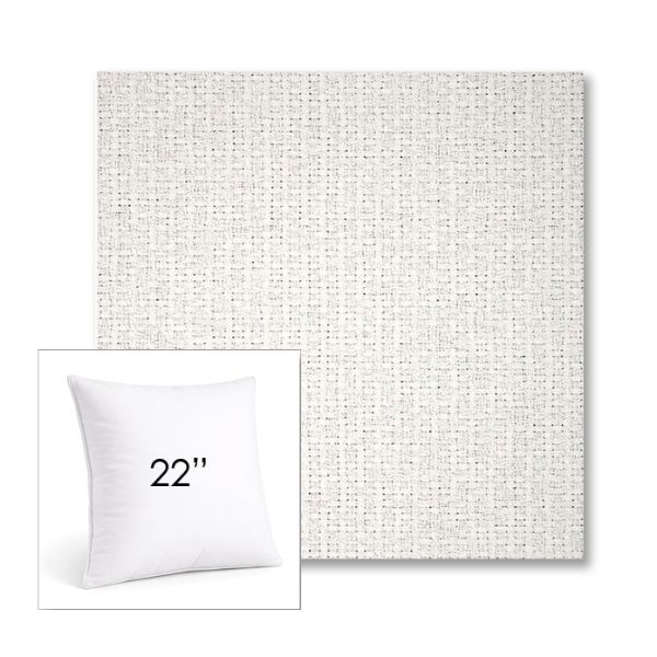 Picture of Dumont Snow | 22" Square Sunbrella® Outdoor Pillow