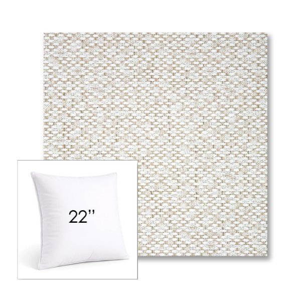 Picture of Dumont Stucco | 22" Square Sunbrella® Outdoor Pillow