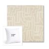 Picture of Escher Alabaster | 22" Square Sunbrella® Outdoor Pillow