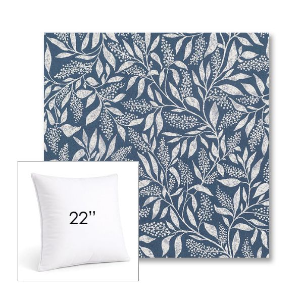 Picture of Exquisite Indigo | 22" Square Sunbrella® Outdoor Pillow