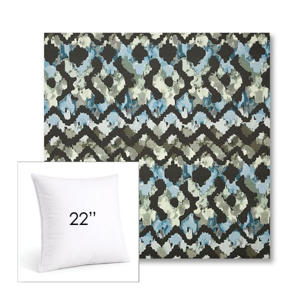 Picture of Inga Green Tea | 22" Square Sunbrella® Outdoor Pillow