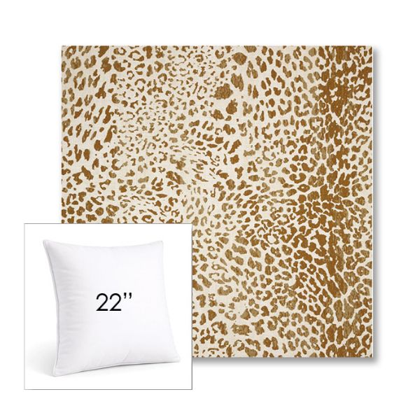 Picture of Instinct Toffee | 22" Square Sunbrella® Outdoor Pillow