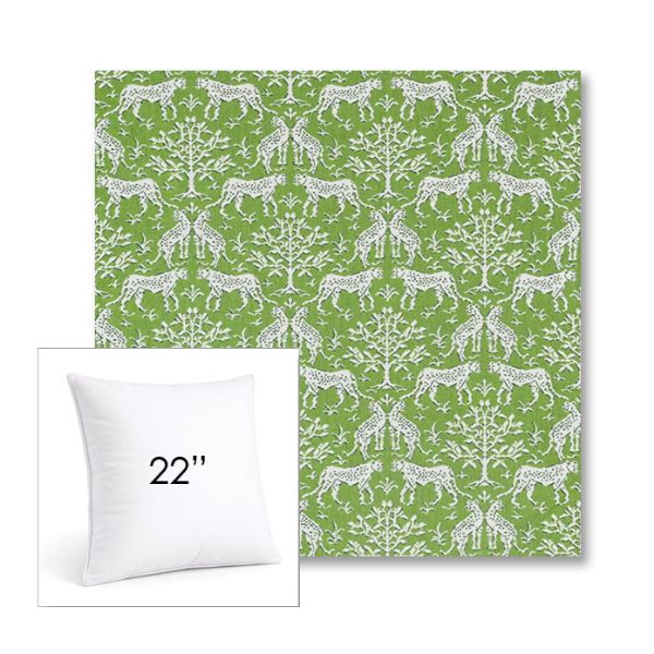 Picture of Jaipur Frame Chive | 22" Square Sunbrella® Outdoor Pillow