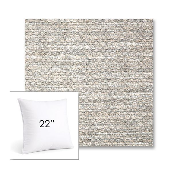 Picture of Litchfield Fog | 22" Square Sunbrella® Outdoor Pillow