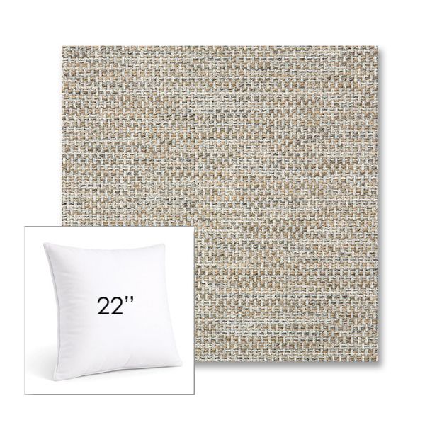 Picture of Mainstreet Dove | 22" Square Sunbrella® Outdoor Pillow