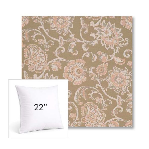 Picture of Martha Floral Spring | 22" Square Sunbrella® Outdoor Pillow