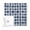 Picture of Midori Indigo | 22" Square Sunbrella® Outdoor Pillow