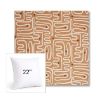 Picture of Nema Peachwood | 22" Square Sunbrella® Outdoor Pillow